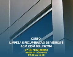 Curso - Limpeza e Recuperação de Vidros e ACM com Bellinzoni